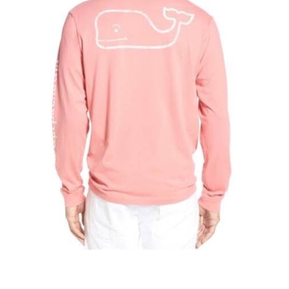 💓HOT PINK VINEYARD VINES LONG SLEEVE MENS SHIRT💓